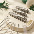 PÚRIVA NailEdge™ High-Carbon Steel Manicure & Pedicure Set