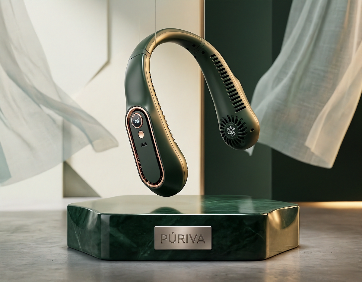 PÚRIVA AirFlow™ 5-Speed Wearable Neck Fan