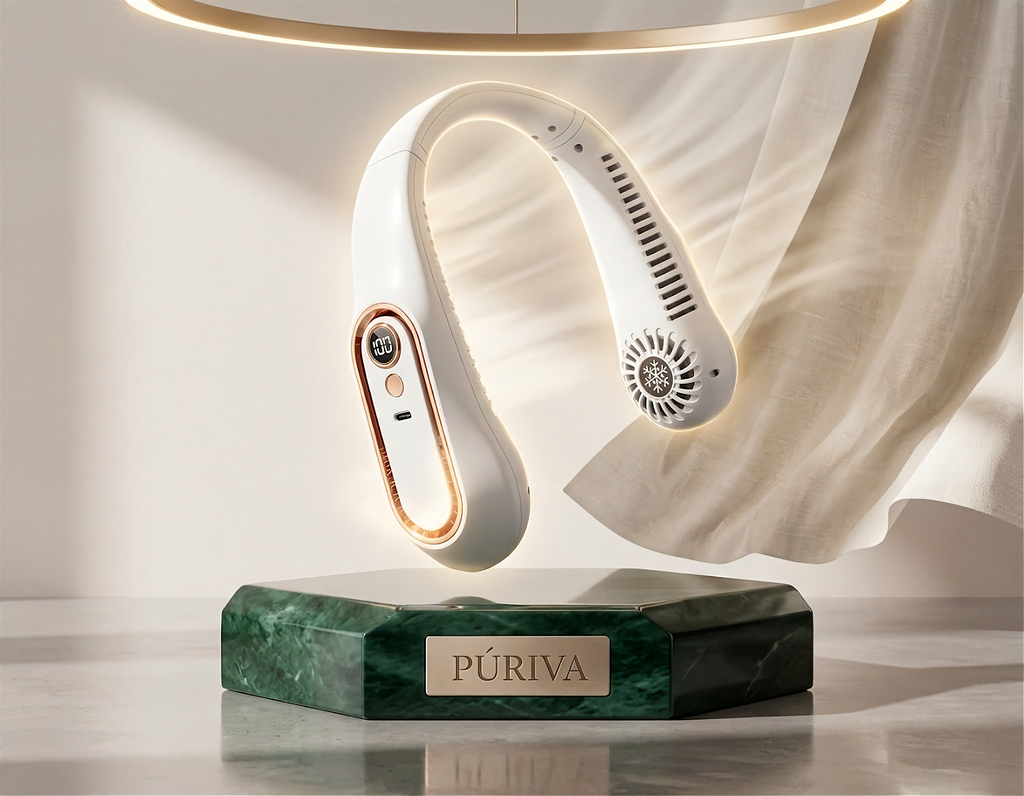 PÚRIVA AirFlow™ 5-Speed Wearable Neck Fan