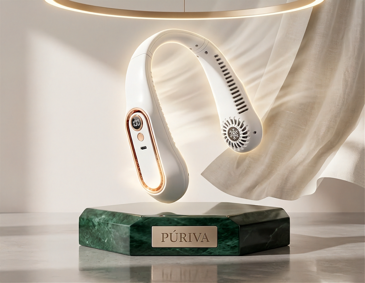 PÚRIVA AirFlow™ 5-Speed Wearable Neck Fan