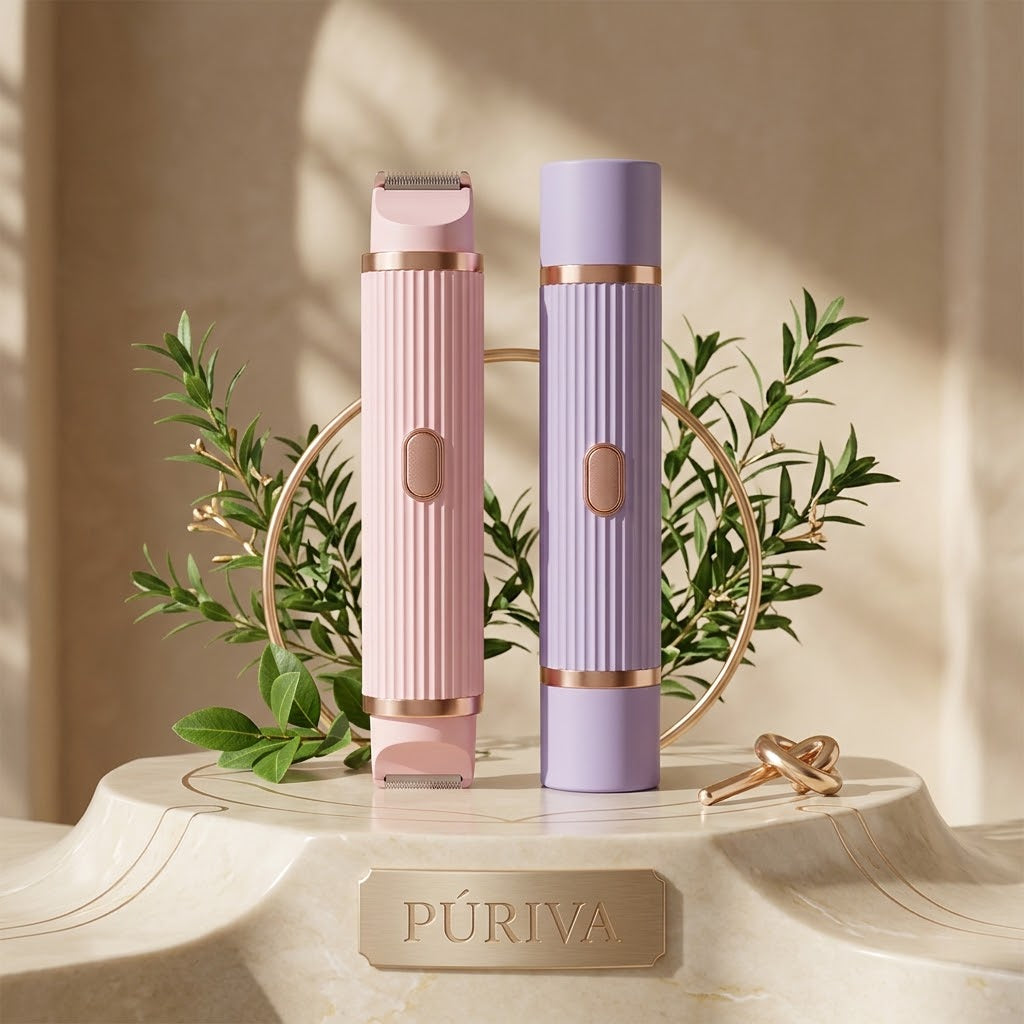 PÚRIVA SilkenTrim™ 2-in-1 Women’s Electric Shaver & Bikini Trimmer
