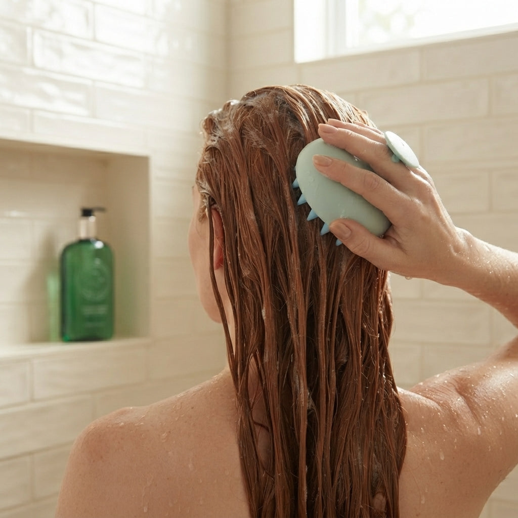 PÚRIVA Scalp™ Silicone Massage Brush