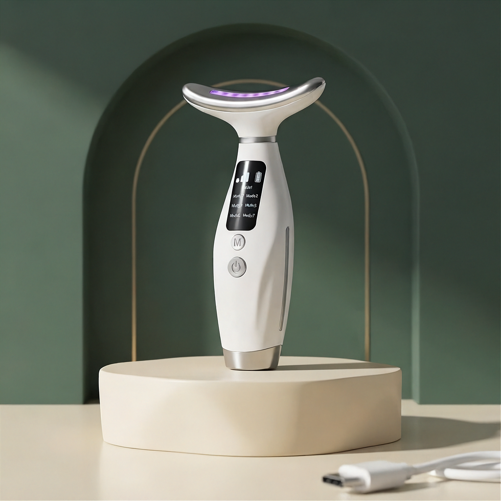 PÚRIVA Glow™ 7-Mode Facial & Neck Massager