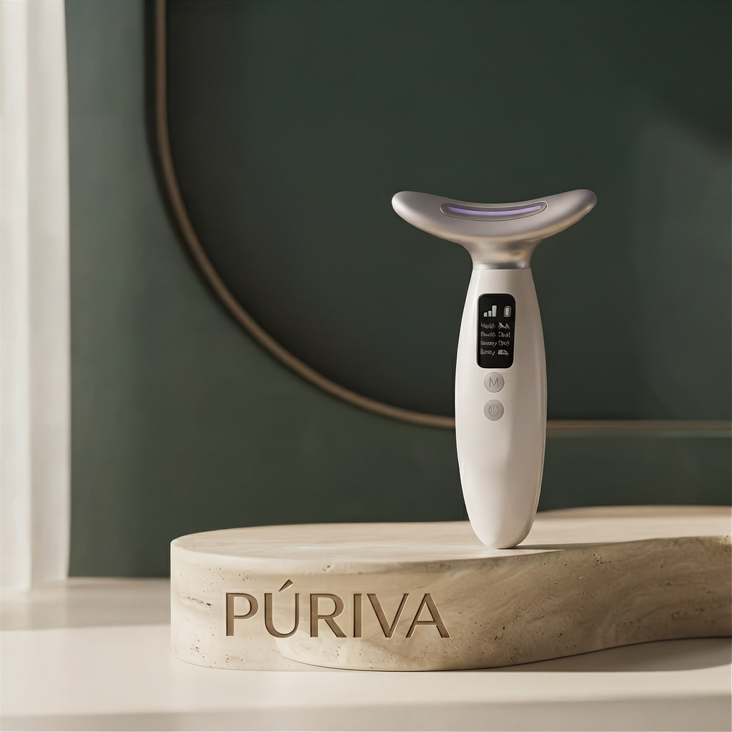 PÚRIVA Glow™ 7-Mode Facial & Neck Massager