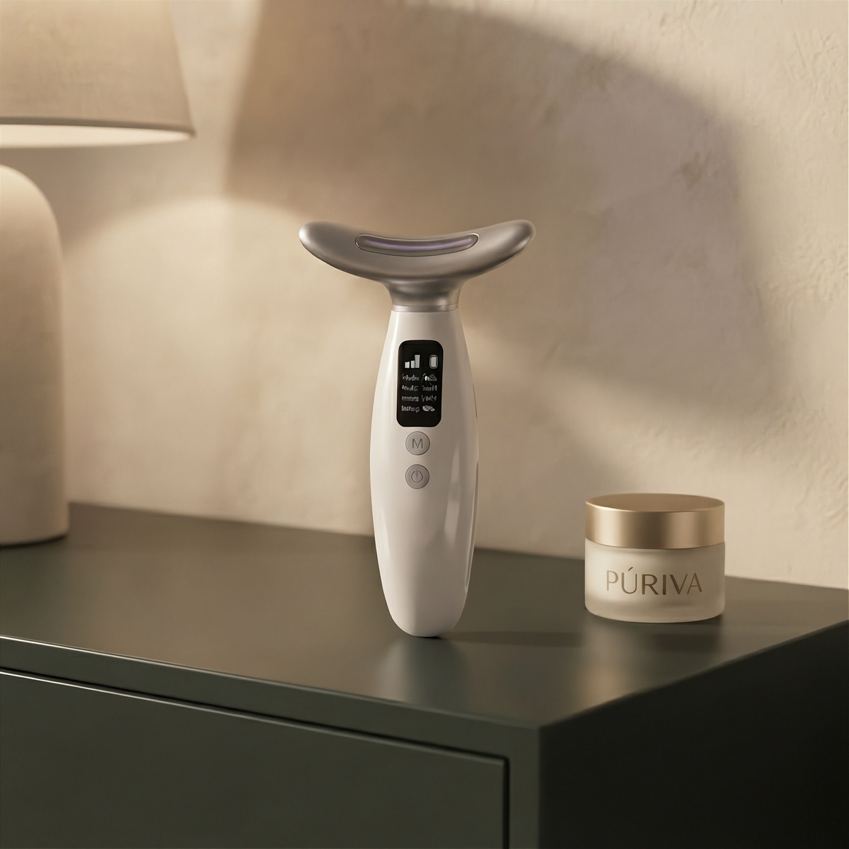 PÚRIVA Glow™ 7-Mode Facial & Neck Massager