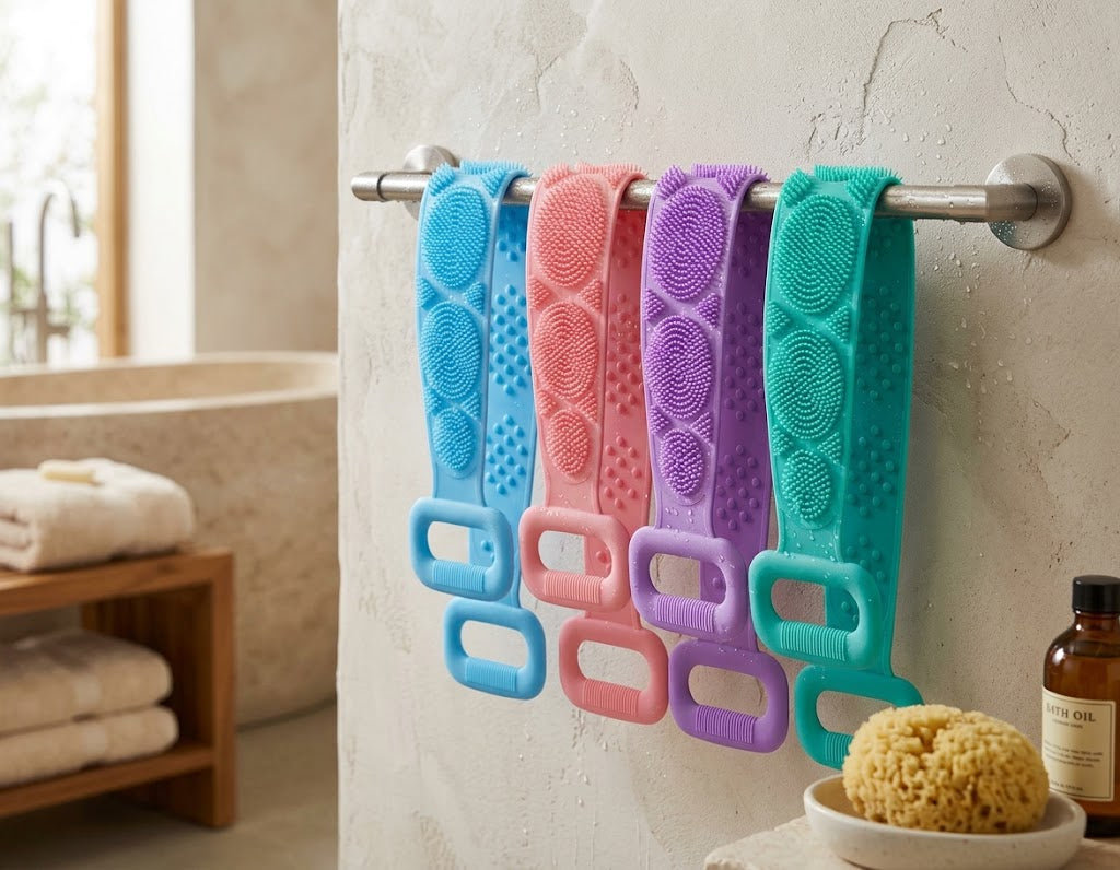 PÚRIVA Reach™ Silicone Back Scrubber