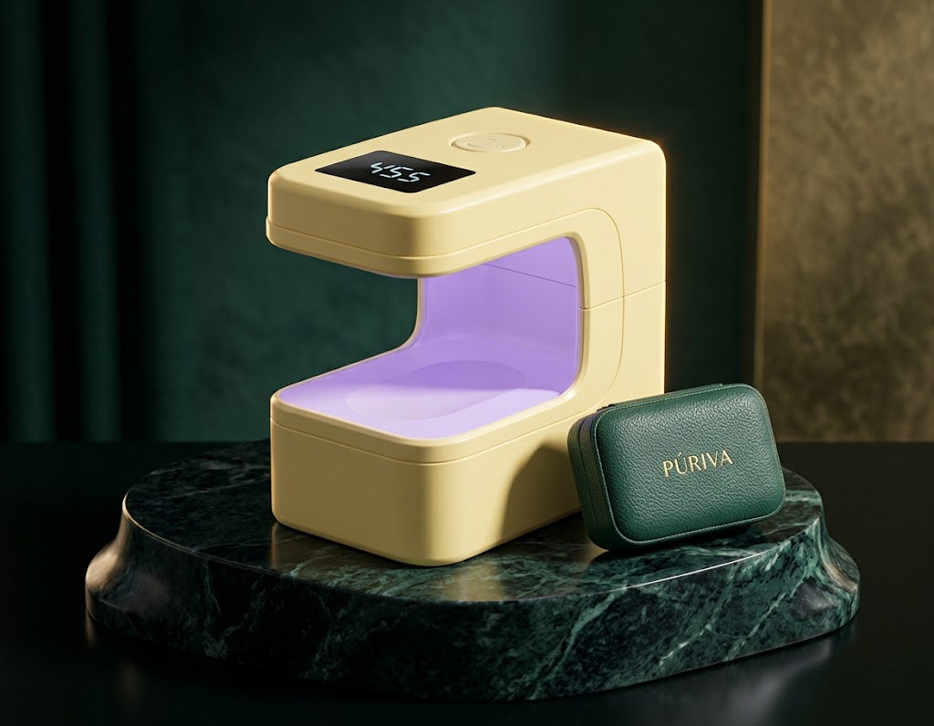 PÚRIVA NailGlow™ Rechargeable Mini LED Nail Lamp