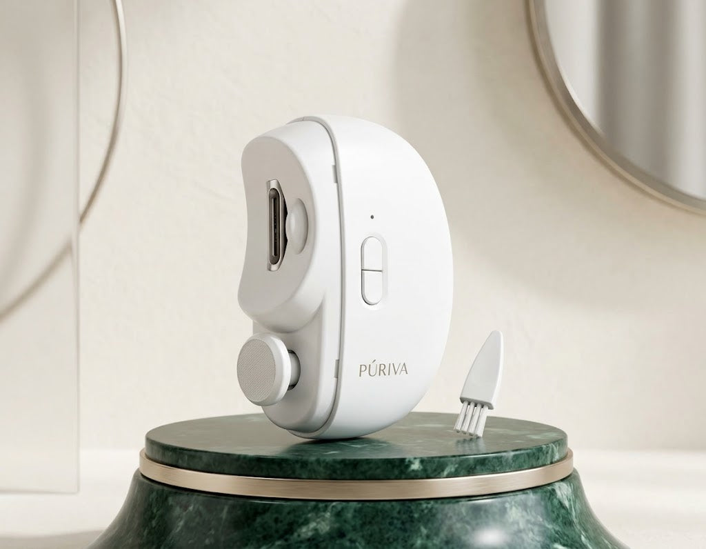 PÚRIVA NailEase™ 2-in-1 Electric Nail Clipper & Polisher