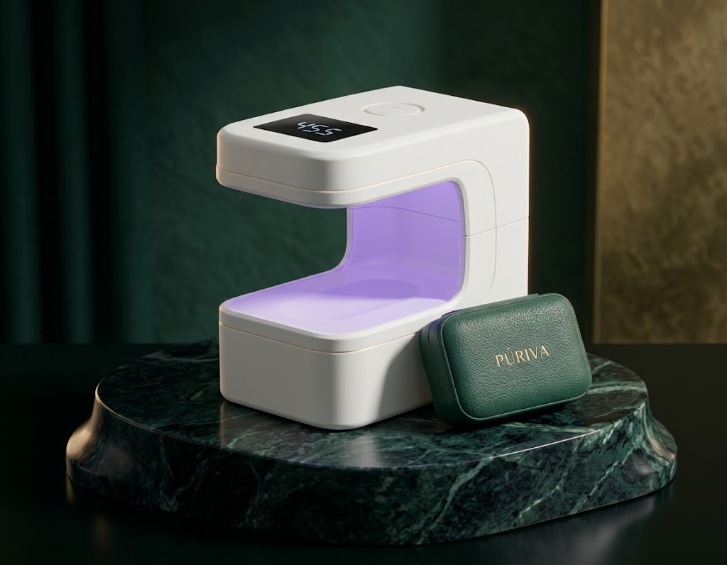 PÚRIVA NailGlow™ Rechargeable Mini LED Nail Lamp