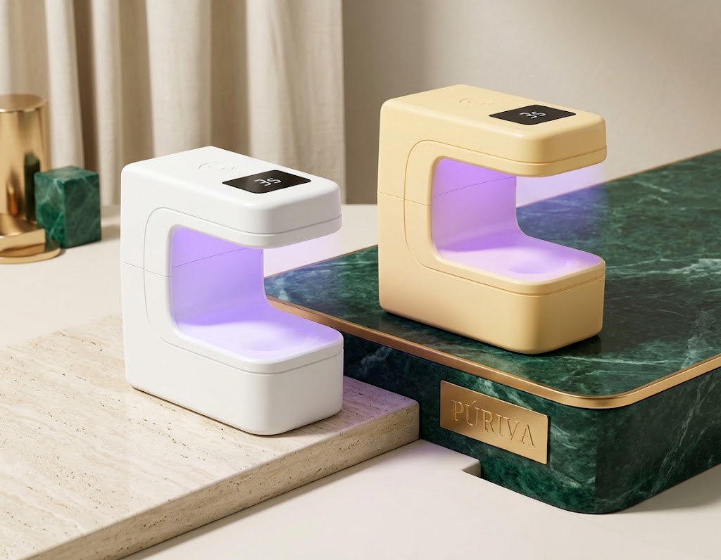 PÚRIVA NailGlow™ Rechargeable Mini LED Nail Lamp