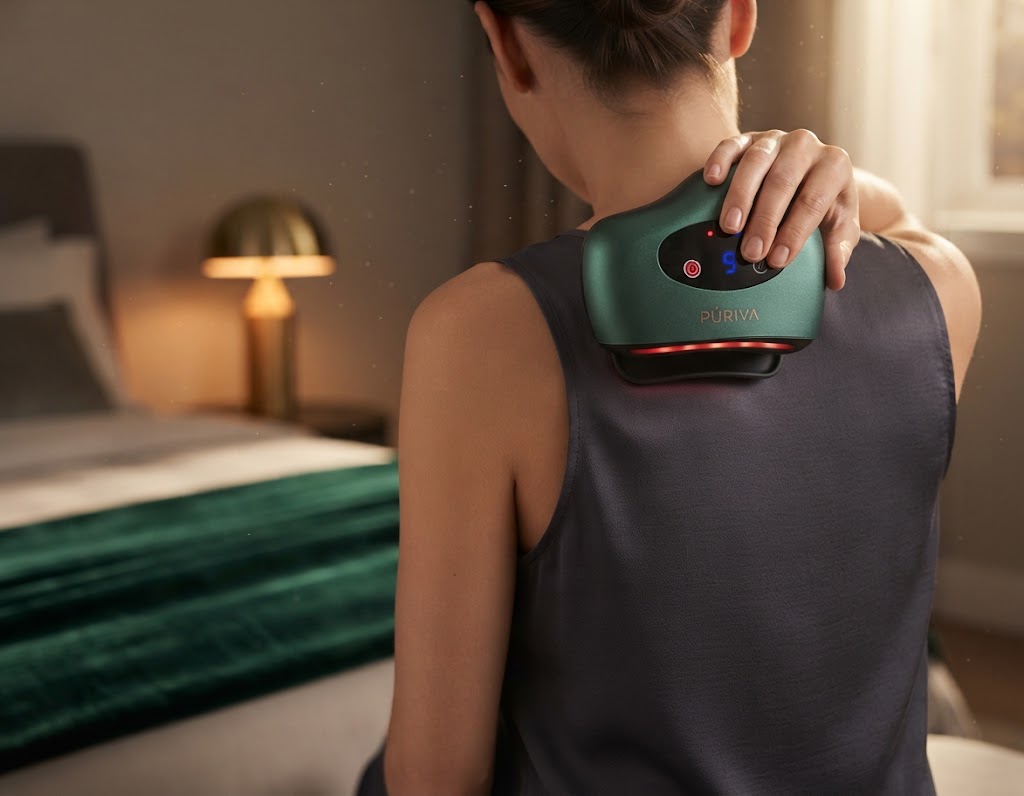 PÚRIVA HeatGlide™ Electric Body Gua Sha Massager