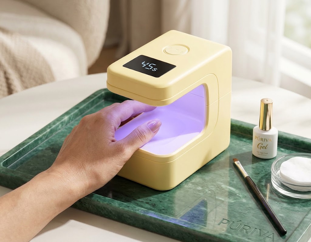 PÚRIVA NailGlow™ Rechargeable Mini LED Nail Lamp