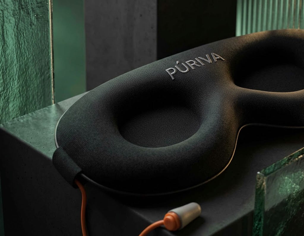 PÚRIVA DreamQuiet™ 3D Contoured Sleep Mask with Earplugs