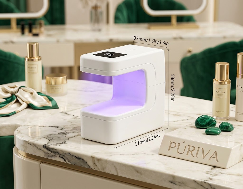 PÚRIVA NailGlow™ Rechargeable Mini LED Nail Lamp