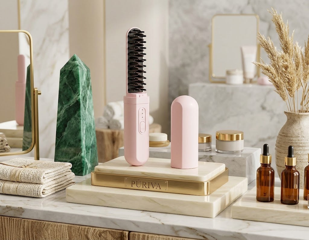 PÚRIVA FlexStyle™ Rechargeable Straightening & Curling Comb