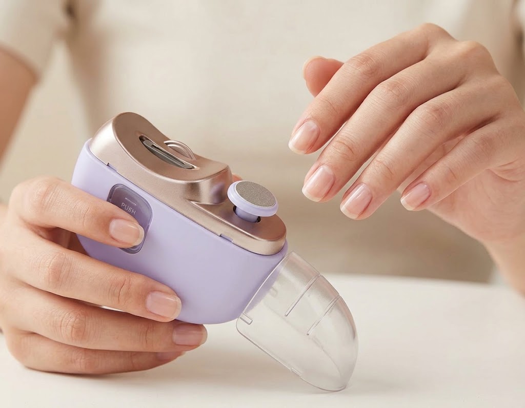 PÚRIVA NailEase™ 2-in-1 Electric Nail Clipper & Polisher