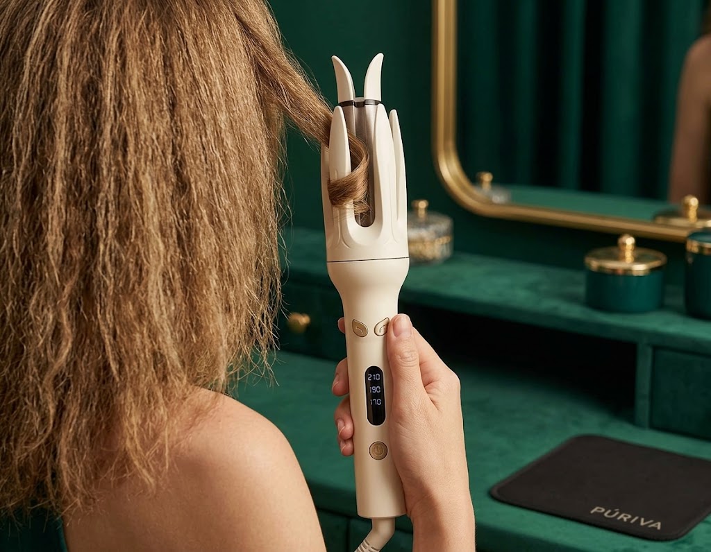 PÚRIVA CurlEase™ 28mm Automatic Hair Curler