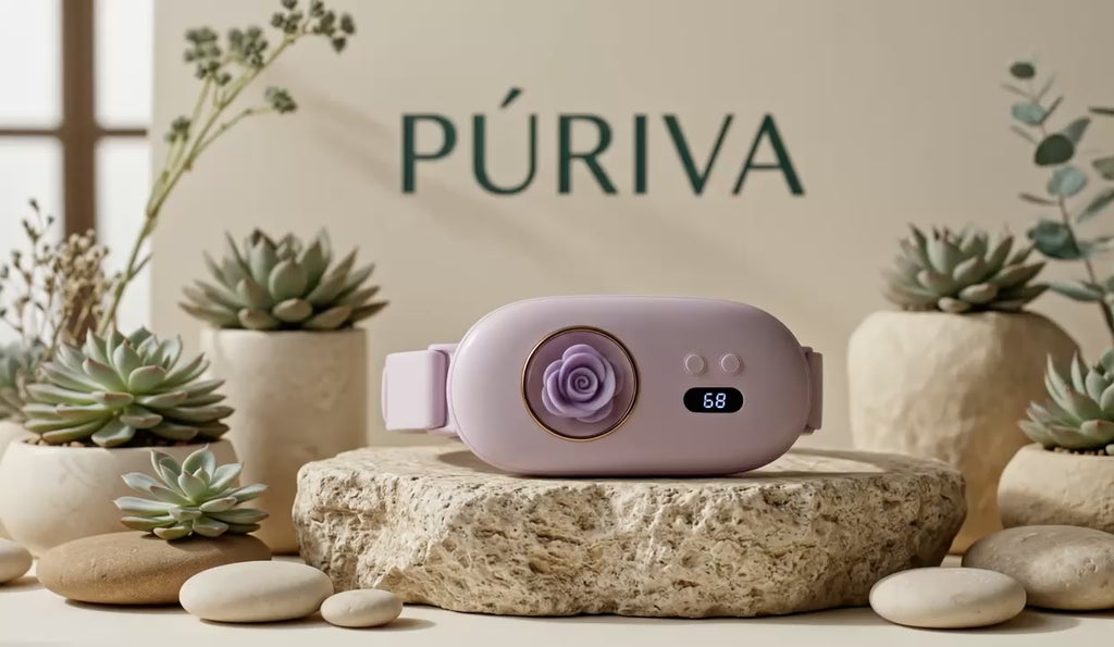 PÚRIVA WarmEase™ Rechargeable Menstrual Heating & Massage Belt