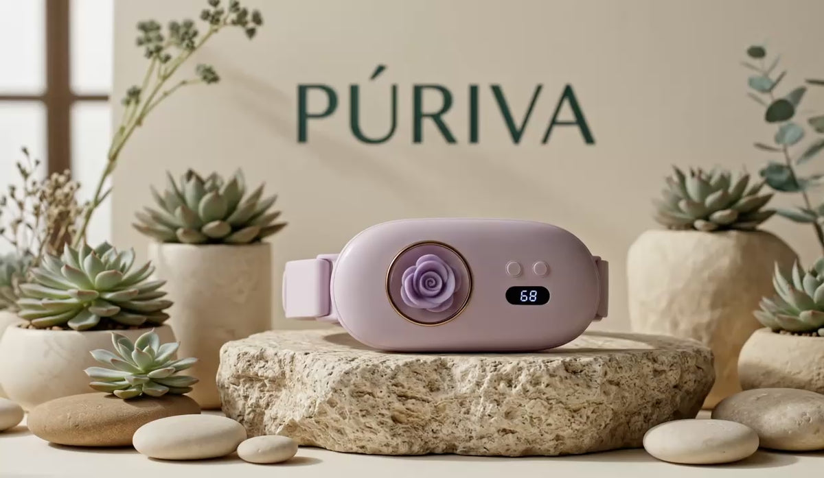 PÚRIVA WarmEase™ Rechargeable Menstrual Heating & Massage Belt