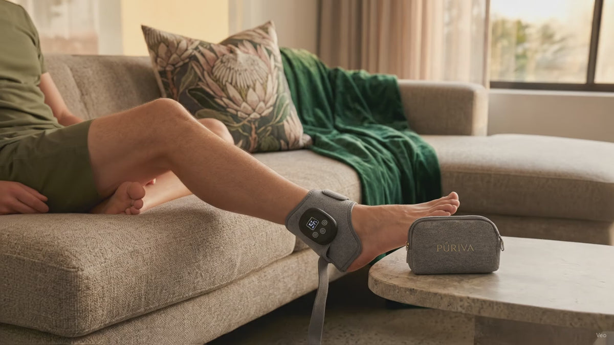 PÚRIVA HeatStep™ Rechargeable Heated Ankle Massager