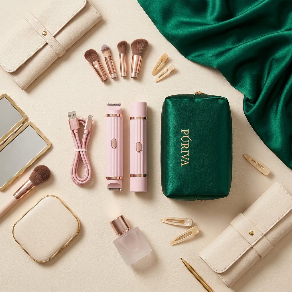 PÚRIVA SilkenTrim™ 2-in-1 Women’s Electric Shaver & Bikini Trimmer