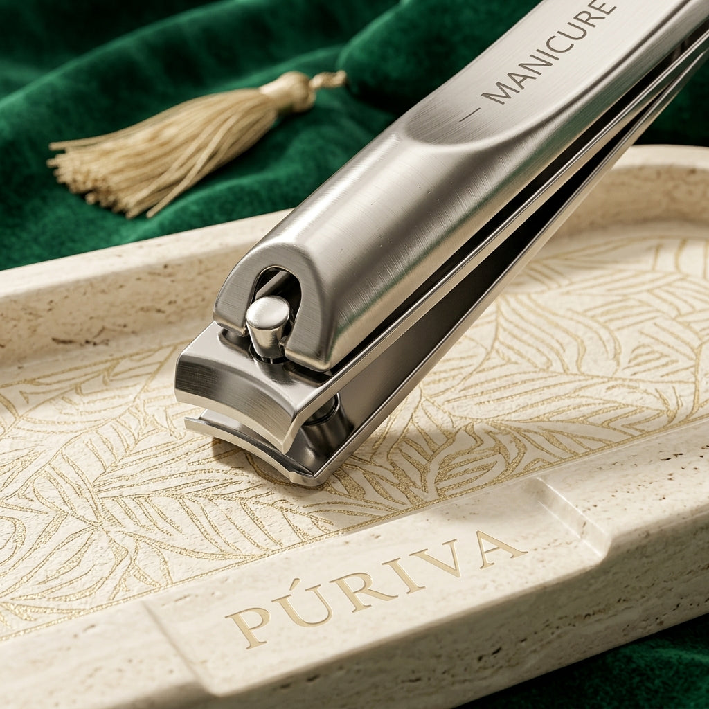 PÚRIVA NailEdge™ High-Carbon Steel Manicure & Pedicure Set
