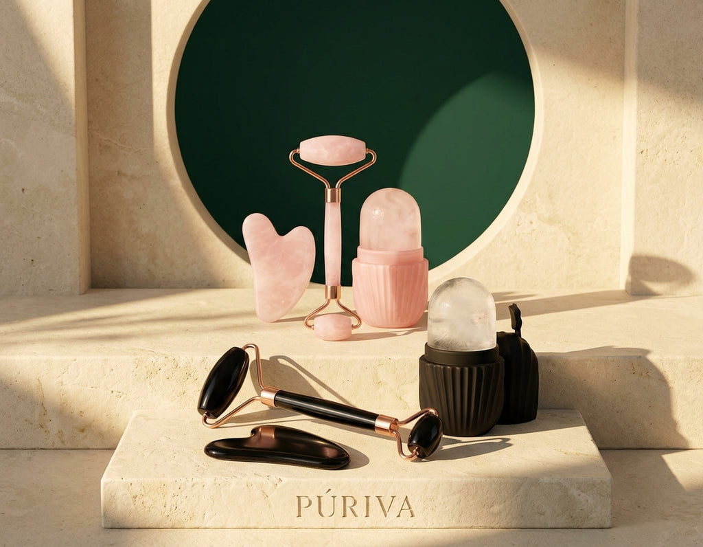 PÚRIVA RitualTrio™ 3-Piece Facial & Body Massage Set