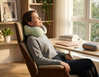 PÚRIVA CloudRest™ Ergonomic Memory Foam Travel Neck Pillow