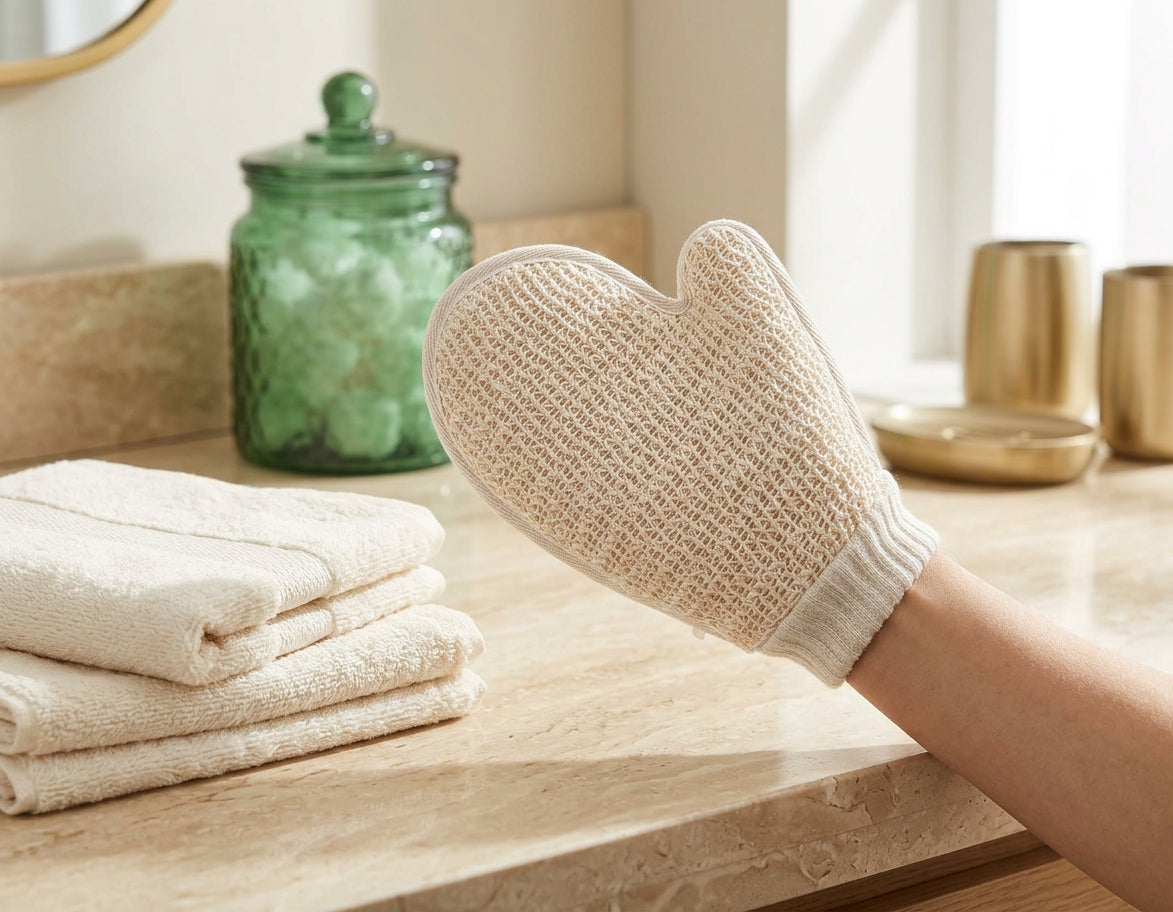 PÚRIVA Exfoliate™ Shower Gloves