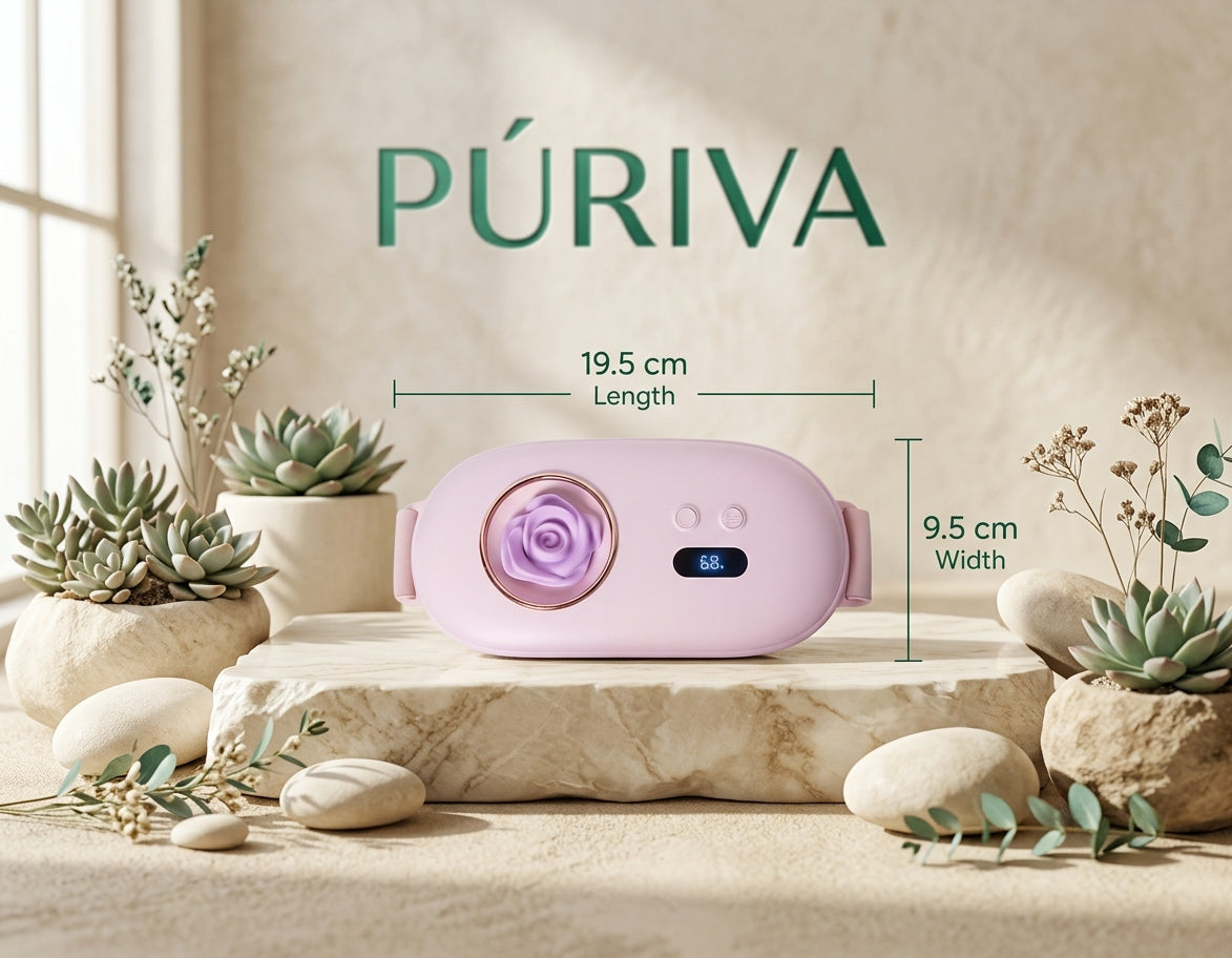 PÚRIVA WarmEase™ Rechargeable Menstrual Heating & Massage Belt
