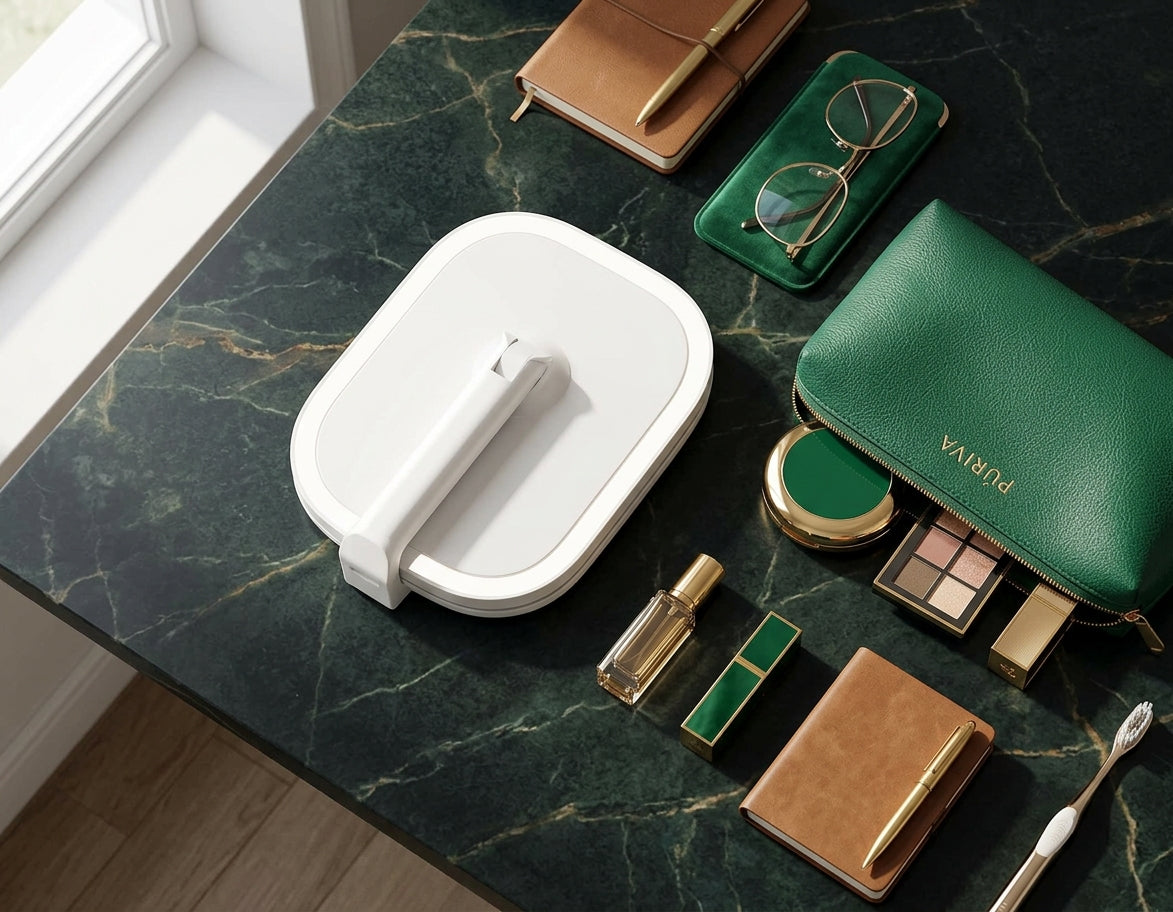 PÚRIVA LumiView™ 3-Mode Rechargeable LED Makeup Mirror