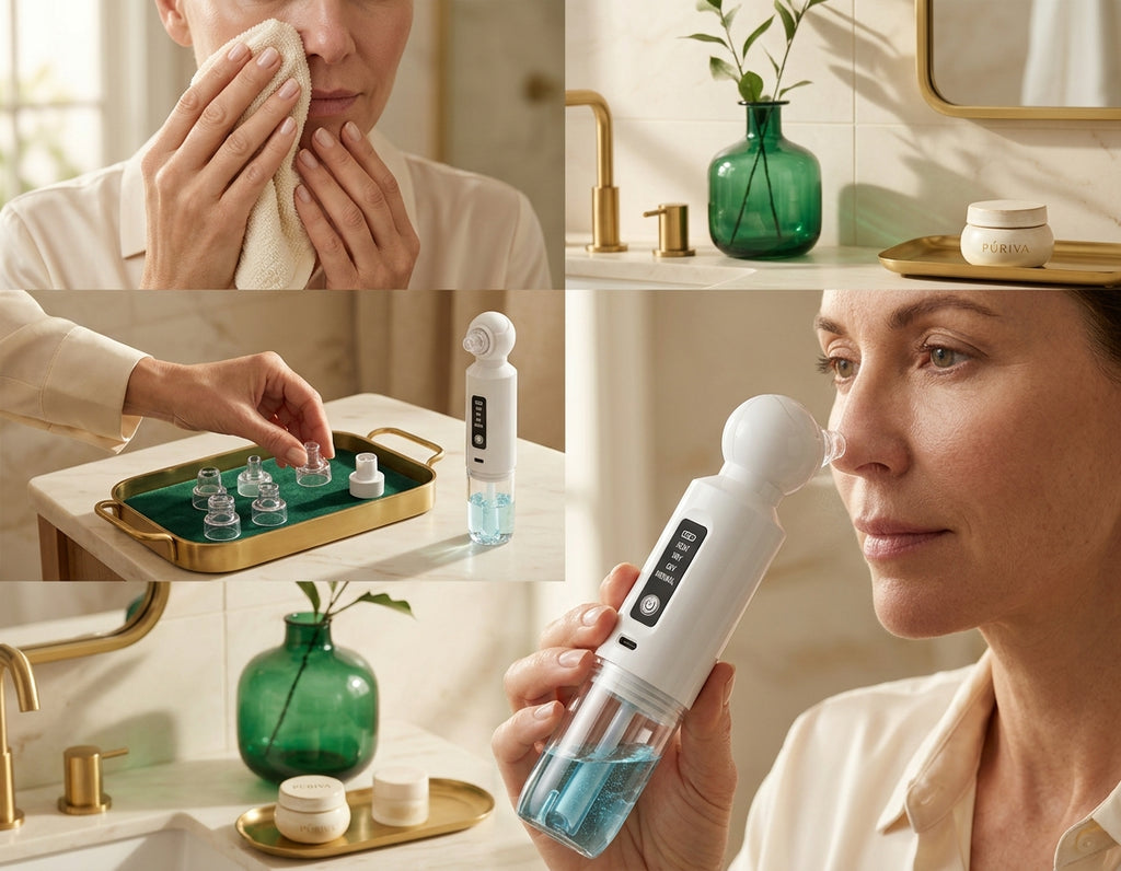 PÚRIVA Purify™ Heated Vacuum Pore Cleanser