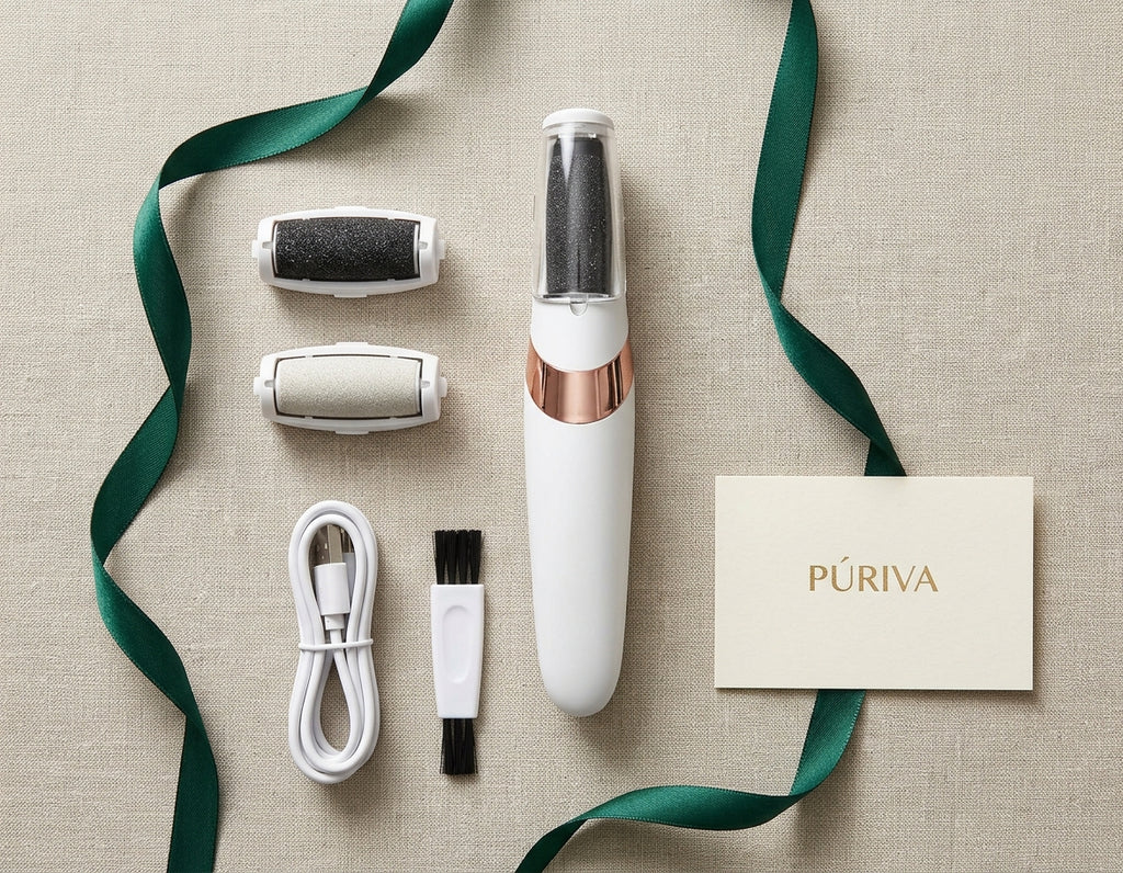 PÚRIVA™ SmoothStep Electric Foot Exfoliator