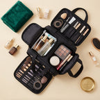 PÚRIVA PlushCarry™ Double-Wide Makeup & Toiletry Bag