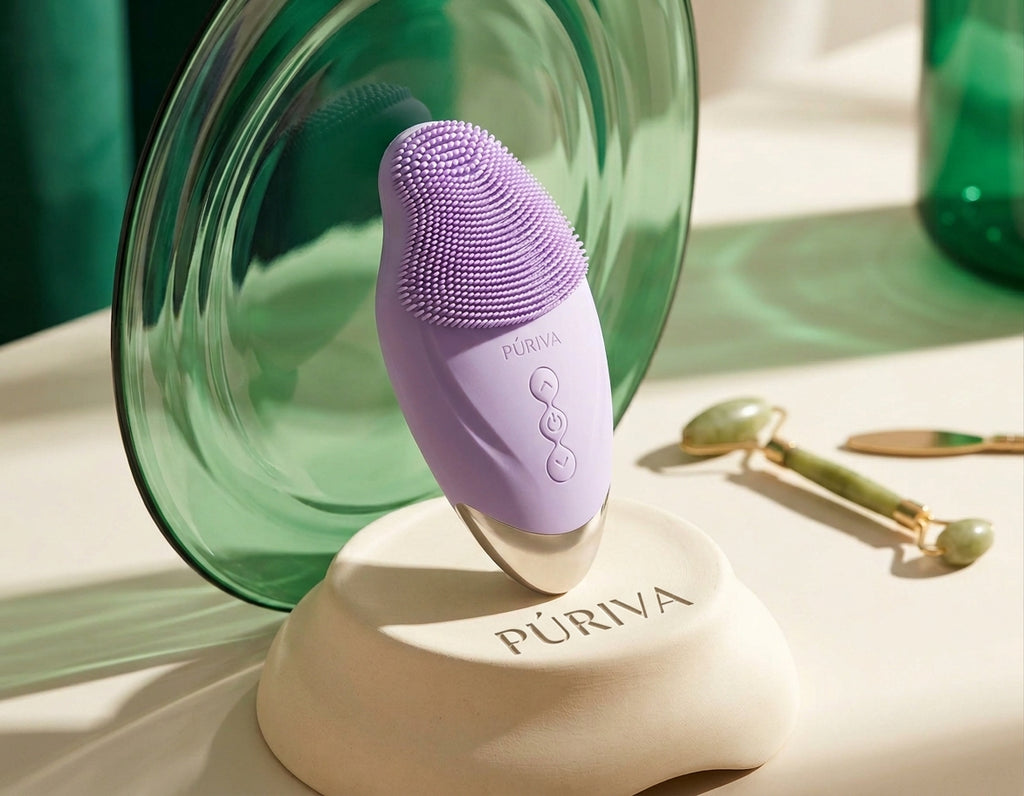 PÚRIVA PureTouch™ 5-Speed Heated Facial Cleansing Brush