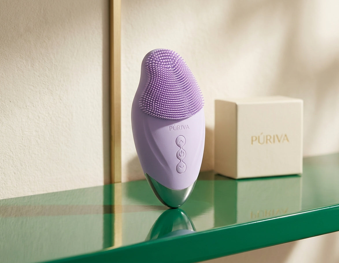 PÚRIVA PureTouch™ 5-Speed Heated Facial Cleansing Brush