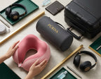 PÚRIVA CloudRest™ Ergonomic Memory Foam Travel Neck Pillow