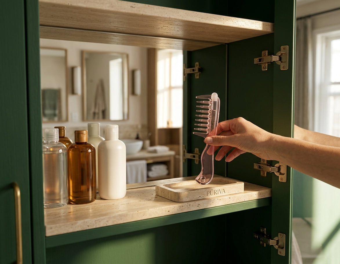 PÚRIVA RootFlow™ Scalp Serum Applicator Comb