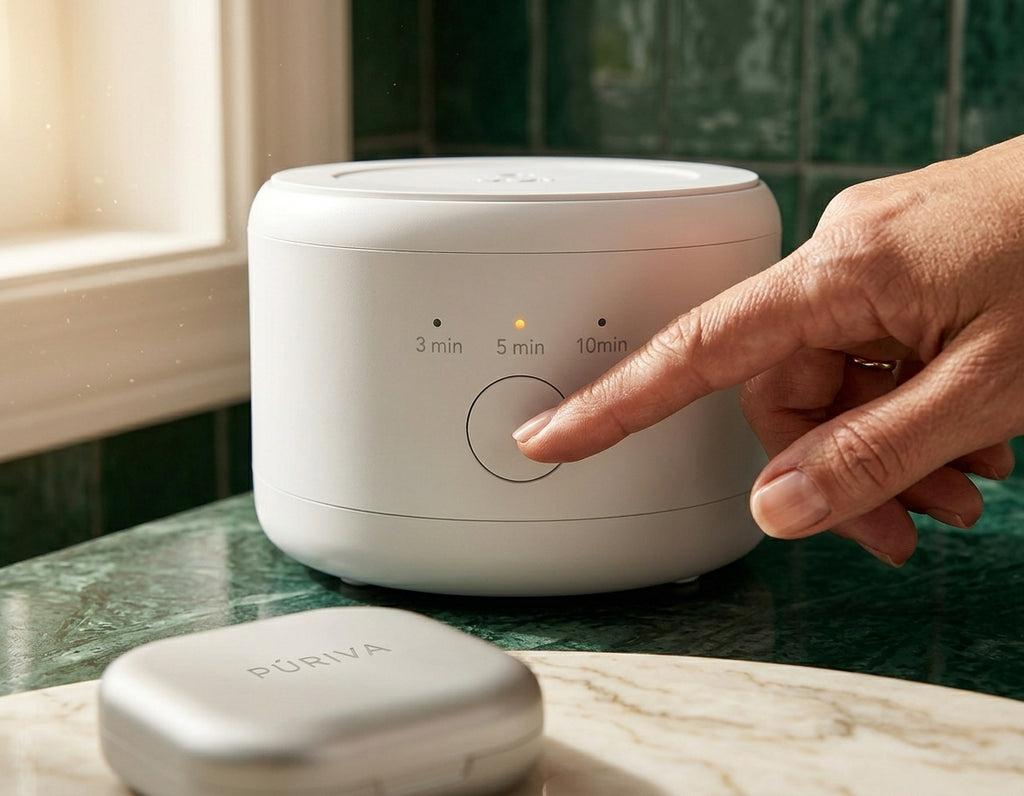 PÚRIVA PureSmile™ 3-Mode Rechargeable Retainer & Denture Cleaner