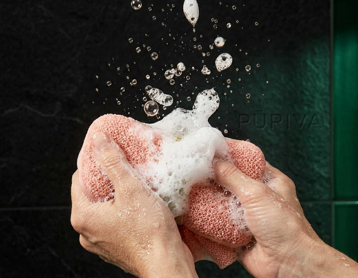 PÚRIVA CloudLather™ Soap-Infusing Body Sponge