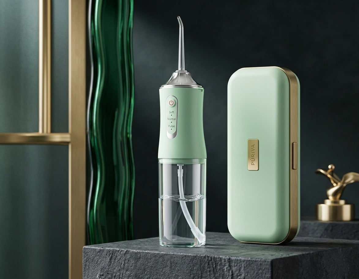 PÚRIVA AquaFloss™ Portable Oral Irrigator