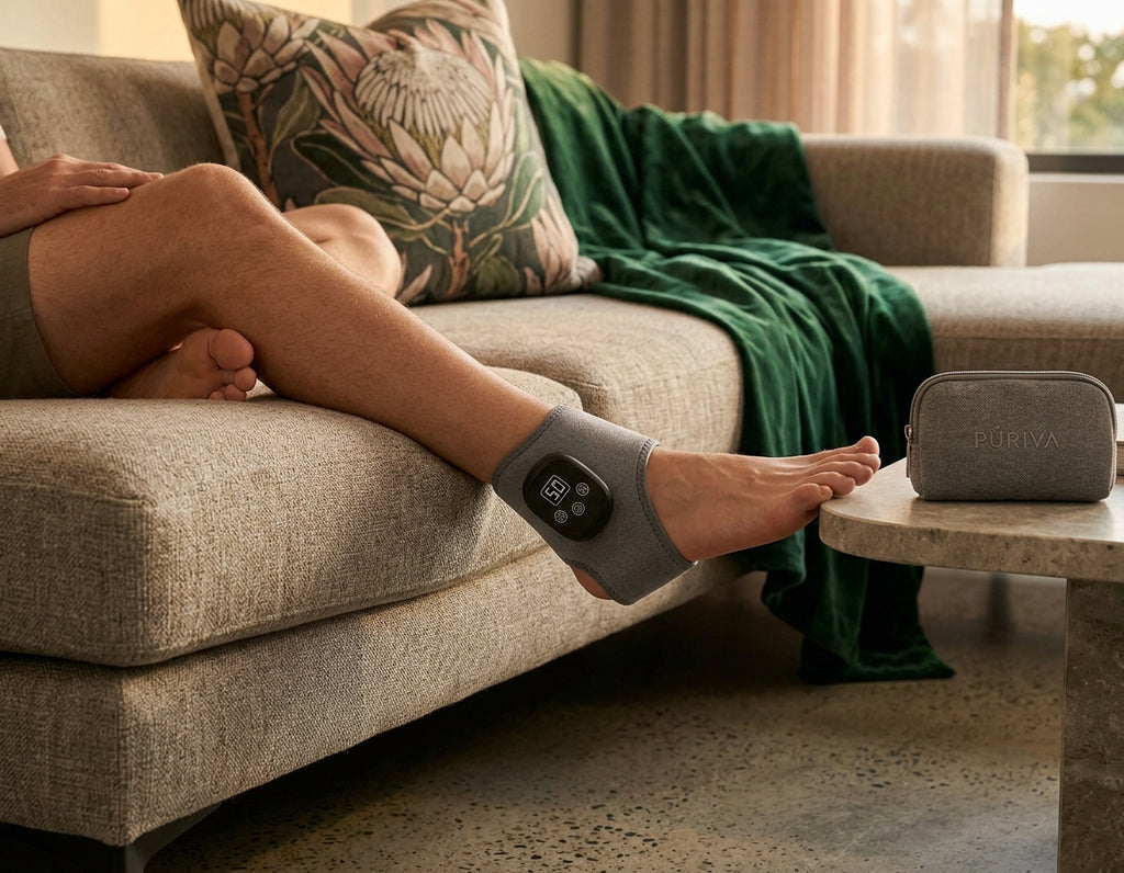PÚRIVA HeatStep™ Rechargeable Heated Ankle Massager