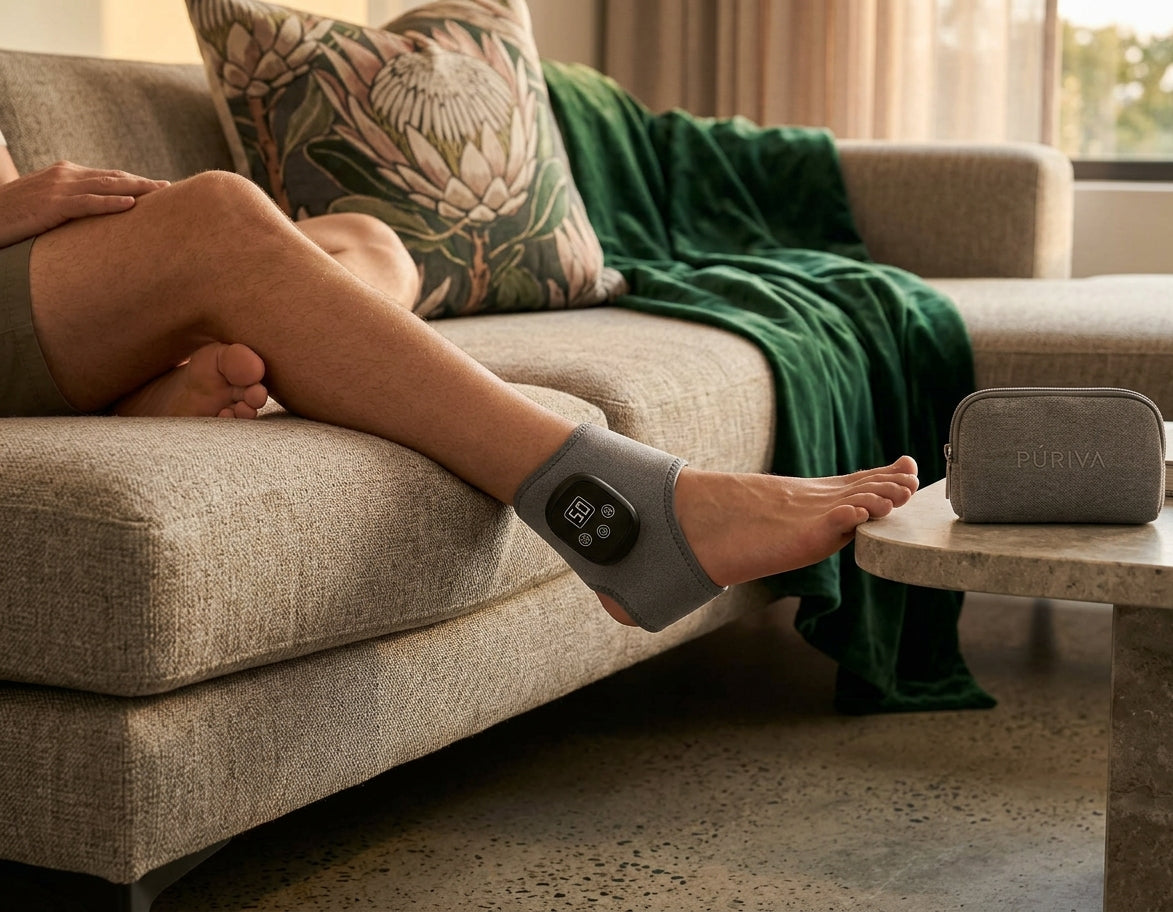 PÚRIVA HeatStep™ Rechargeable Heated Ankle Massager