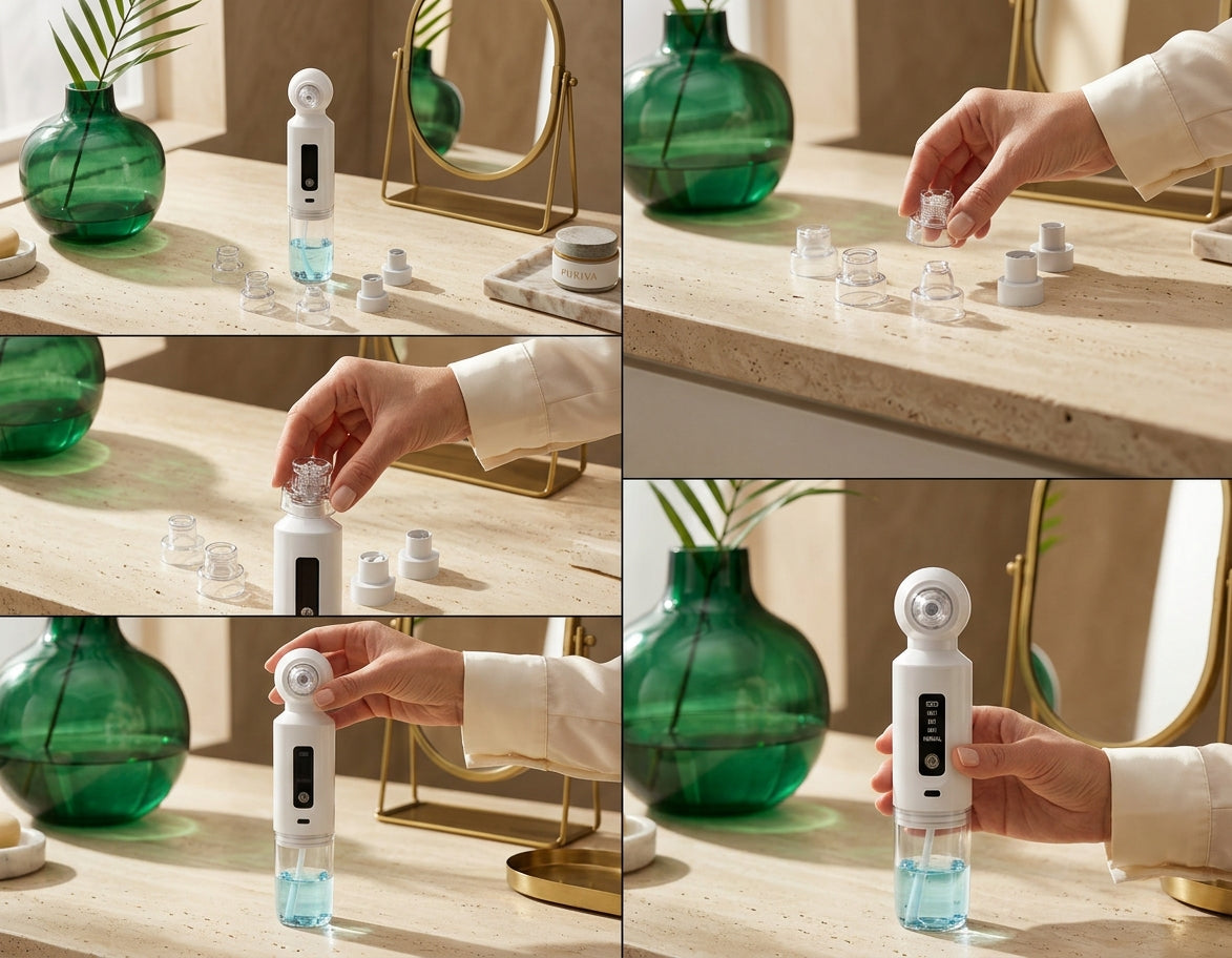 PÚRIVA Purify™ Heated Vacuum Pore Cleanser