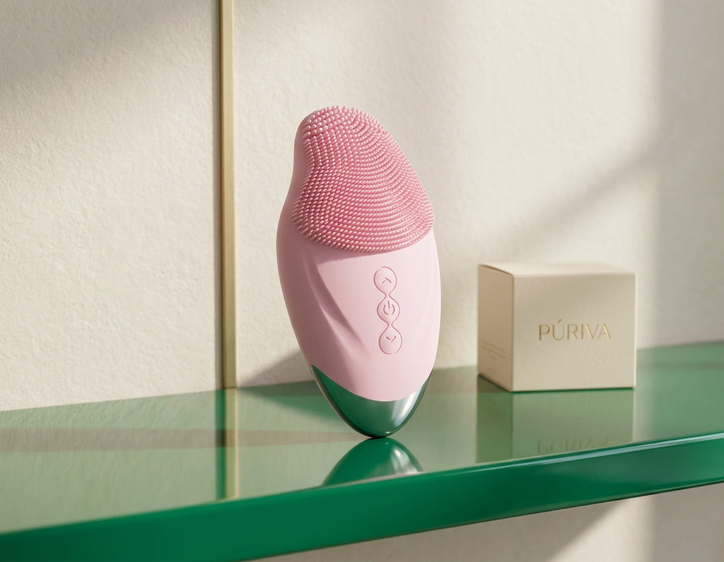 PÚRIVA PureTouch™ 5-Speed Heated Facial Cleansing Brush