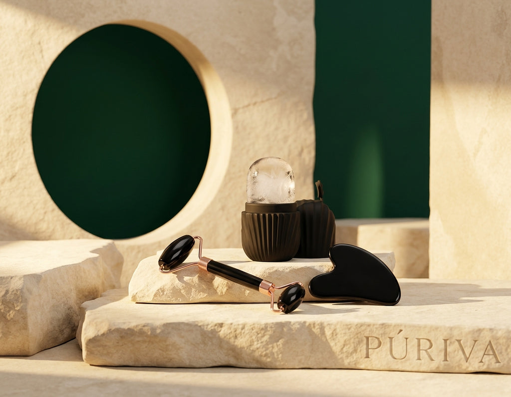 PÚRIVA RitualTrio™ 3-Piece Facial & Body Massage Set