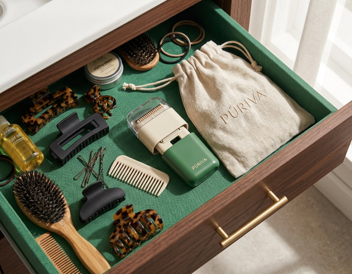 PÚRIVA TrimEase™ Hair Trimming & Thinning Set