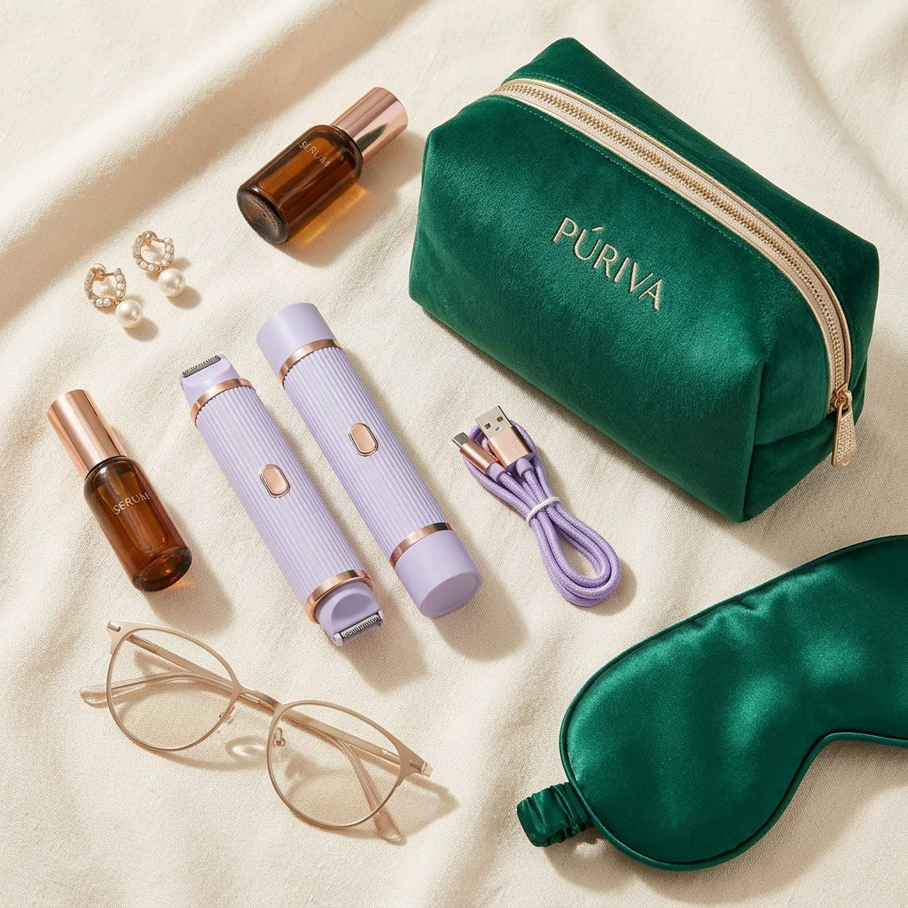 PÚRIVA SilkenTrim™ 2-in-1 Women’s Electric Shaver & Bikini Trimmer