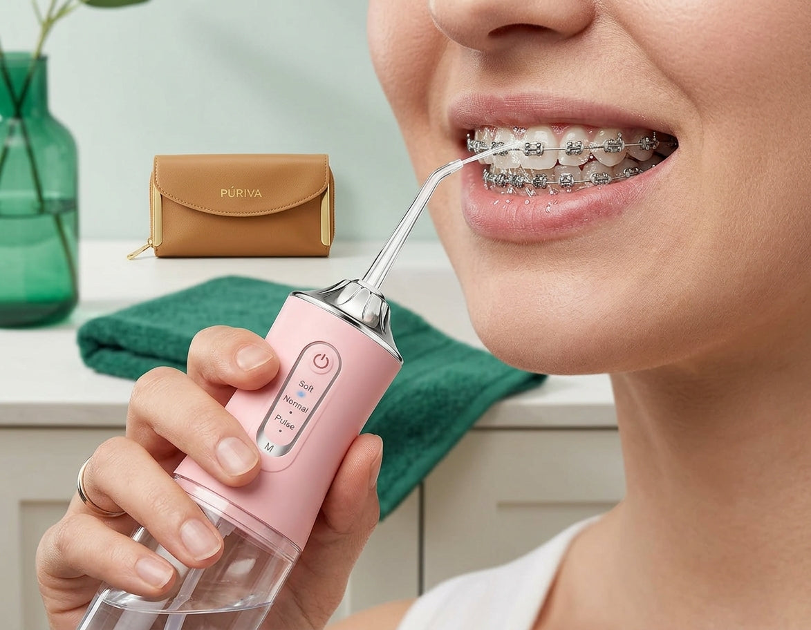 PÚRIVA AquaFloss™ Portable Oral Irrigator