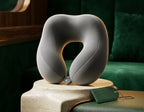 PÚRIVA CloudRest™ Ergonomic Memory Foam Travel Neck Pillow